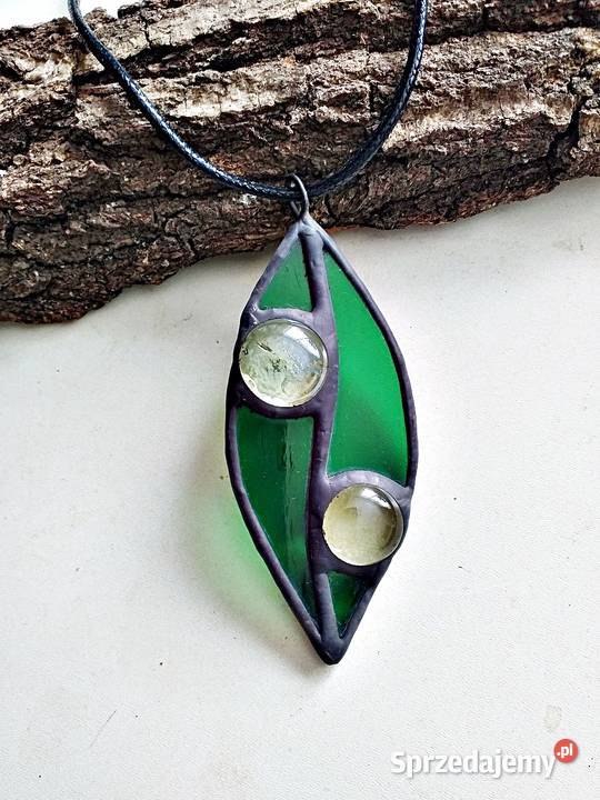 Wisior Poranna Rosa Tiffany śląskie Piekary Śląskie