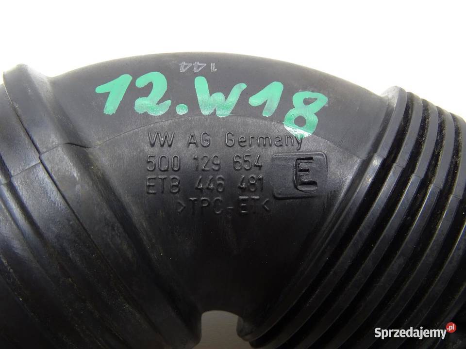 RURA WĄŻ PRZEWÓD INTERCOOLERA 5Q0129635 VW GOLF