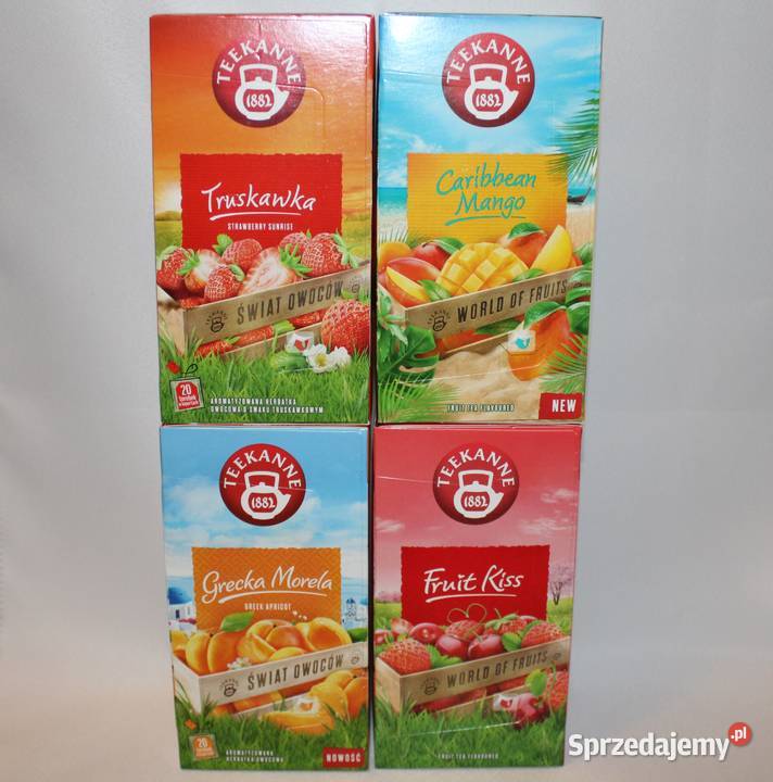 Herbata owocowa Teekanne 20 t różne smaki DUŻO wielkopolskie