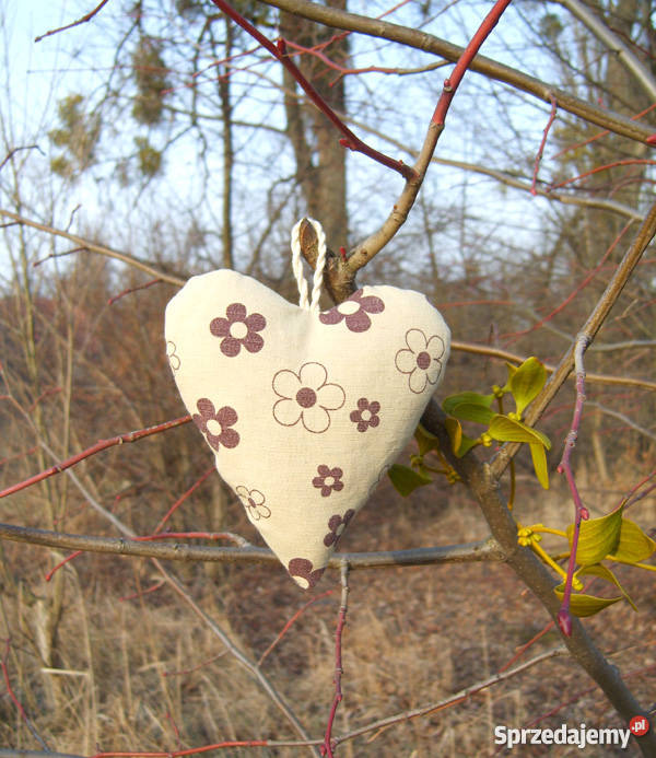 Zawieszka dekoracyjna serduszko w kwiatki Katowice sprzedam