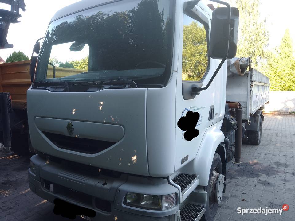 Renault Midlum wywrotka z HDS 2001 Rok produkcji 2001 Rędziny