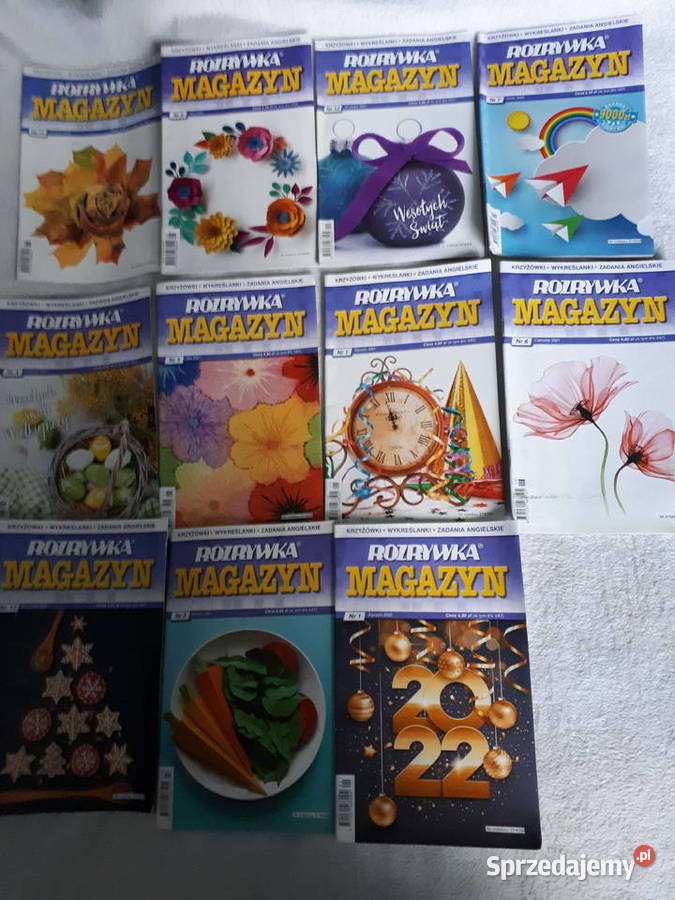 Zestaw krzyżówek Rozrywka 11 numerów Pruszków sprzedam