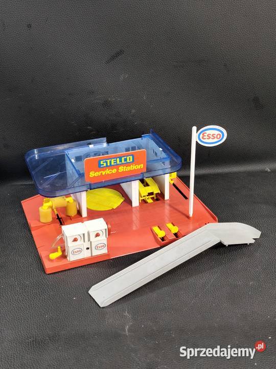 Vintage Stacja Benzynowa STELCO Esso Service Antyki, Sztuka, Kolekcje Poddębice sprzedam