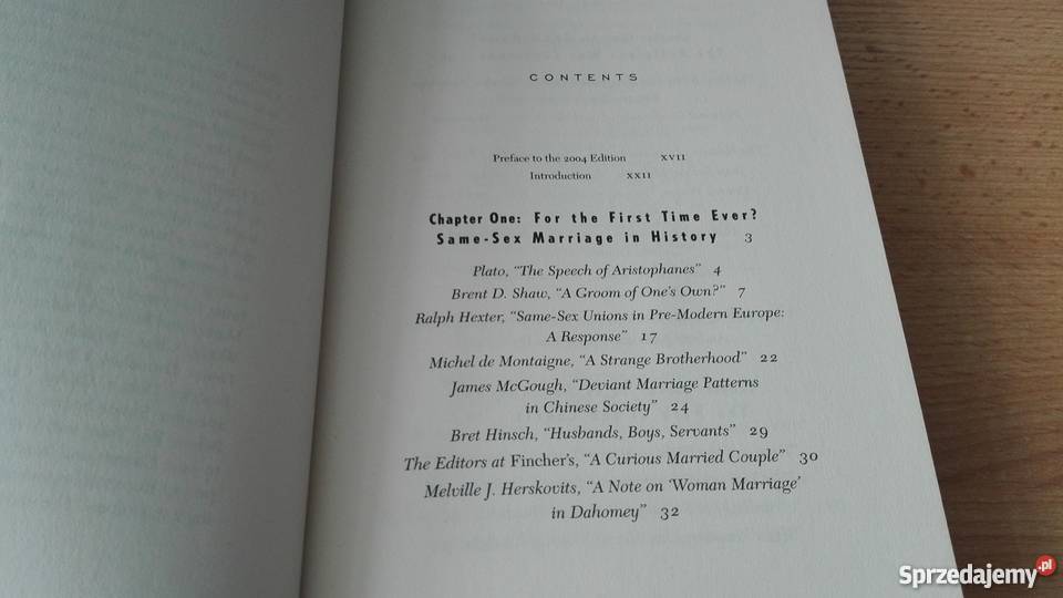 Samesex marriage pro and con a reader Sullivan Książki naukowe i popularnonaukowe