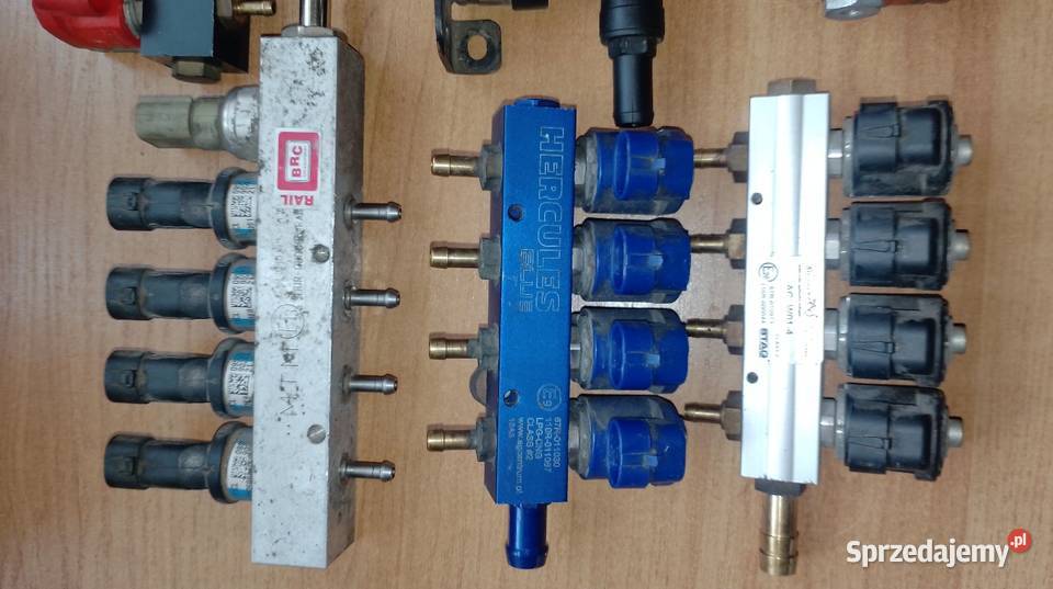 Wtryskiwacze gazowe LPG listwa sztuka 100 osobowe