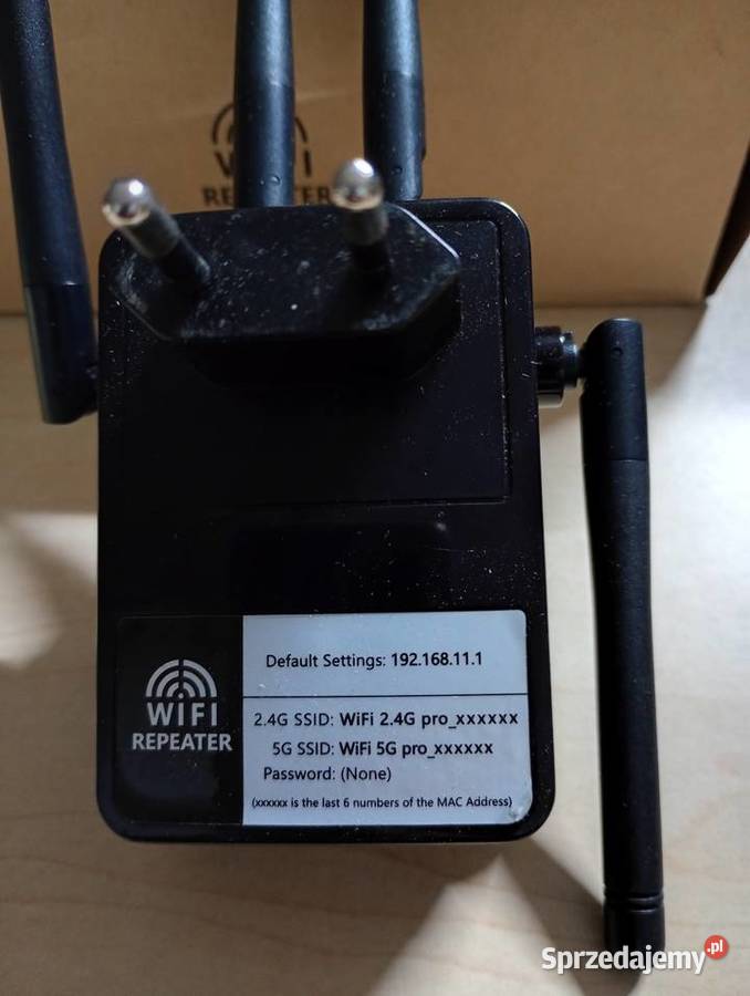 Wzmacniacz sygnału WiFi Repeater 300Mbps Przysucha