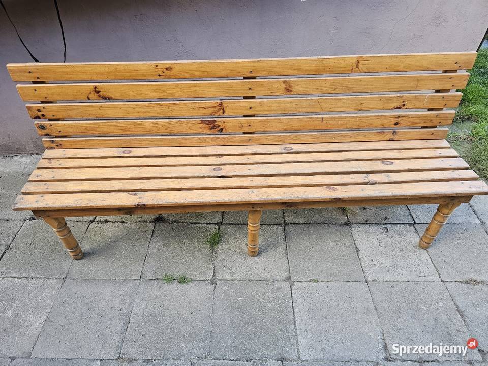 Ławka ogrodowa na taras