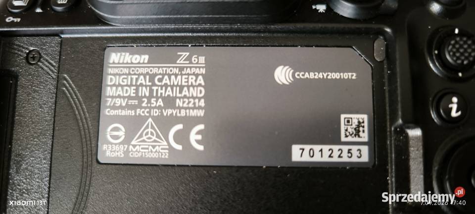 Nikon z6 iii Bytów