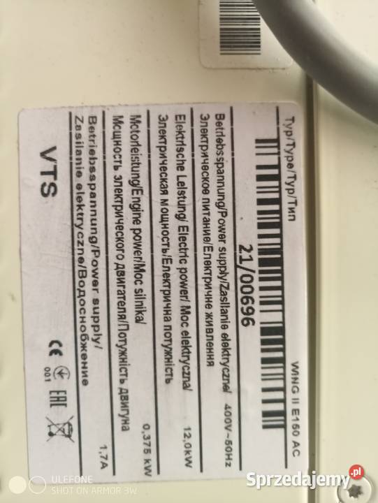 VTS Wing 150 kurtyna powietrzna nowa mazowieckie Warszawa sprzedam