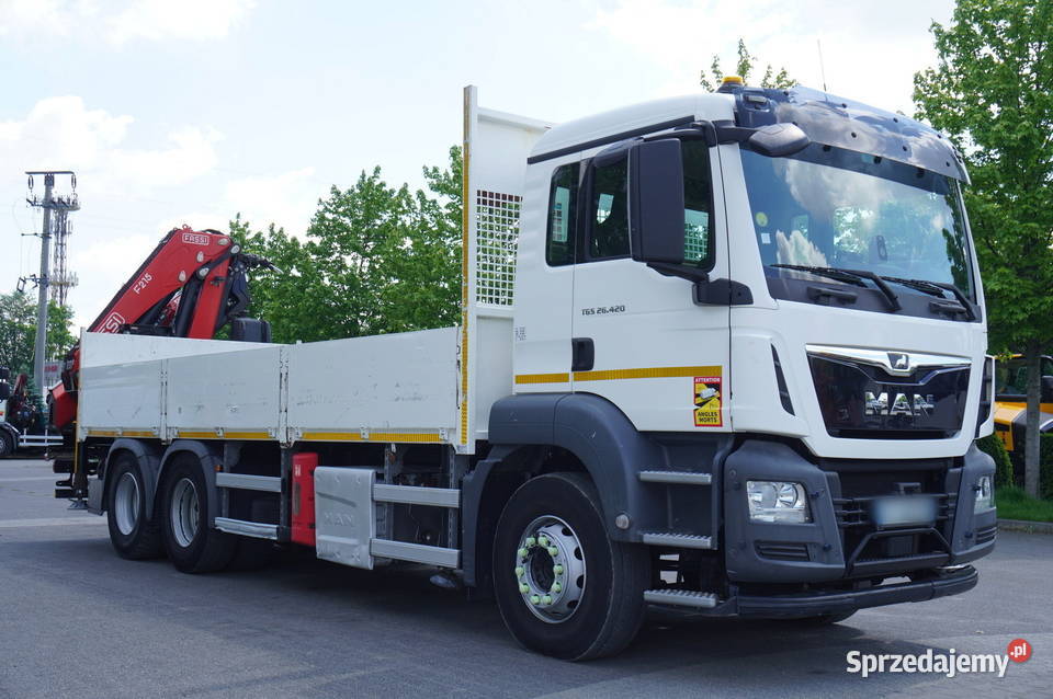 MAN TGS 26420 6x4 Fassi F215A224 Pilot Rotator Kraków
