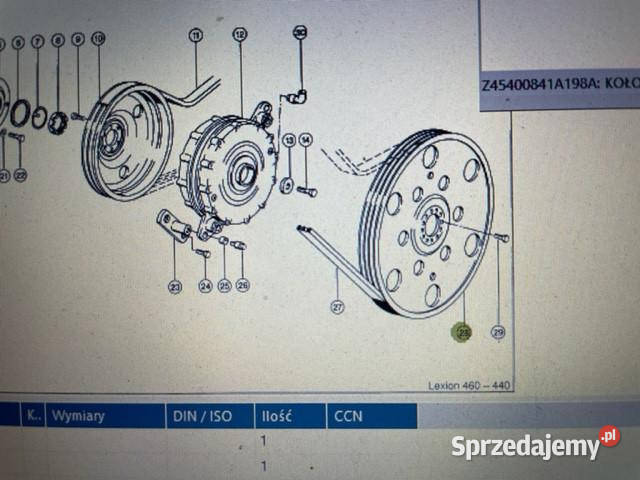 Claas Lexion przekładnia redukcyjna kompletna Jastrzębniki