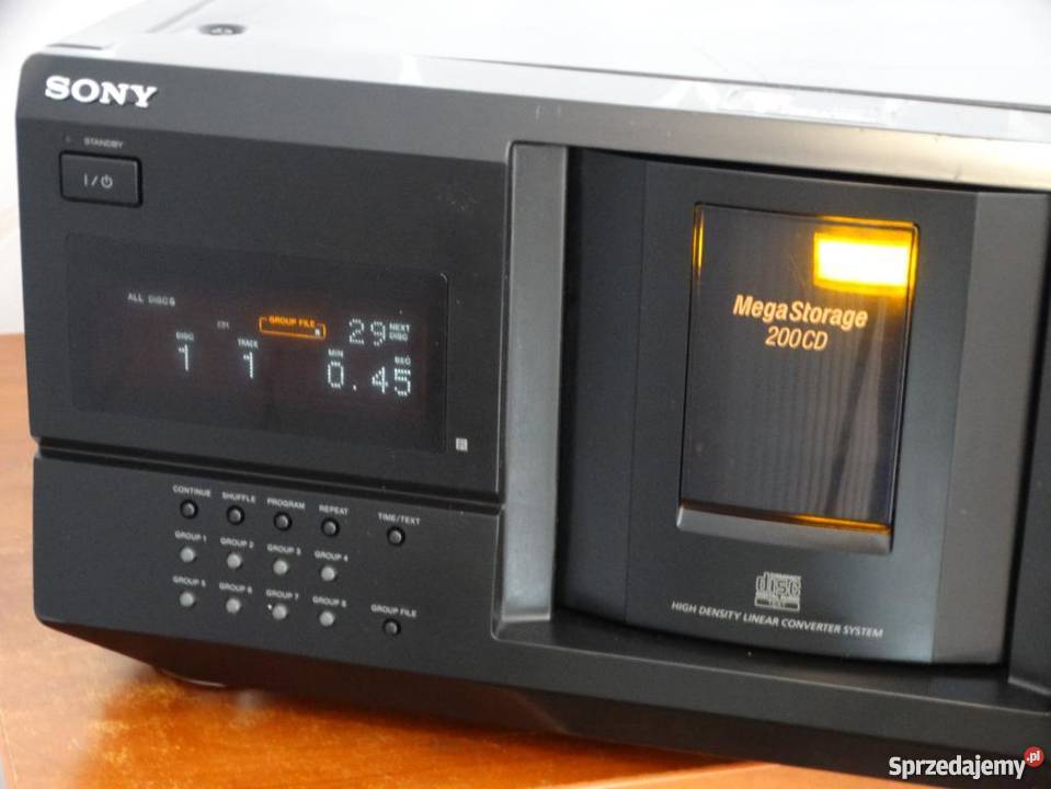 Zmieniarka na 200 CD Sony CDPCX235 TEXT sprawna podkarpackie Jasło