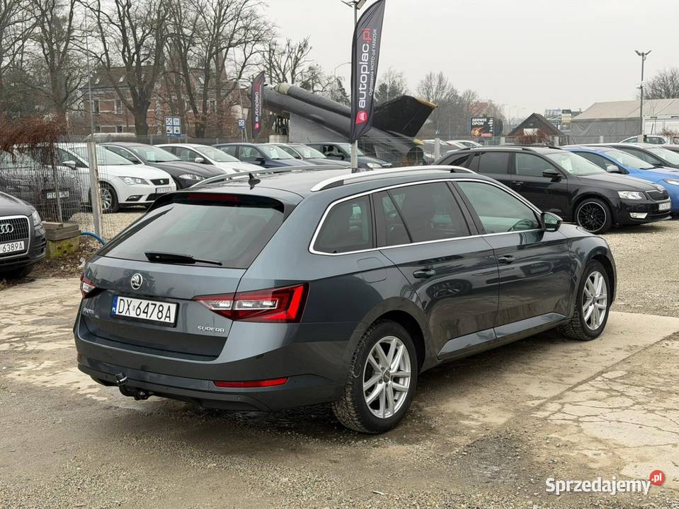 Skoda Superb 16 Diesel 2016r DSG Xenon Led Hak VAT marża Superb Wrocław