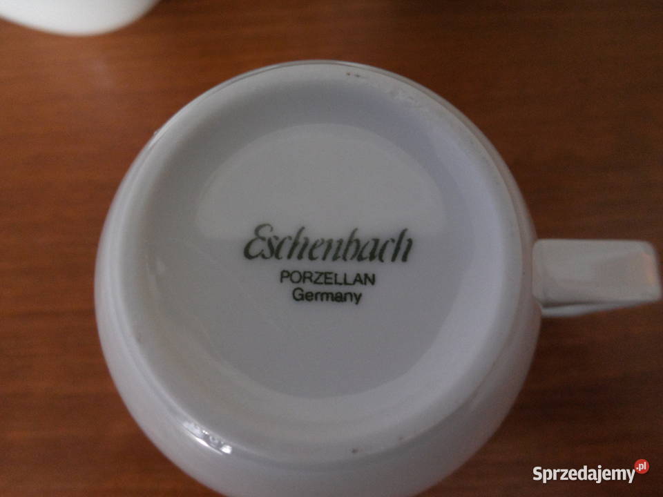 Porcelanowe białe filiżanki ESCHENBACH 3 Raszków