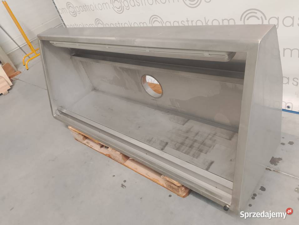 Okap przyścienny z oświetleniem 180x70x50 bez Wrocław sprzedam