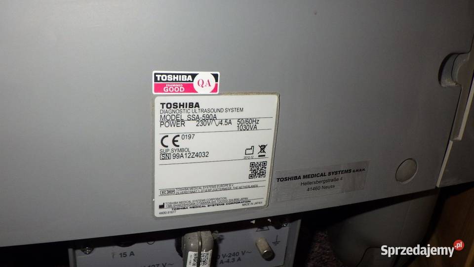 Aparat USG Ultrasonograf Toshiba Nemio MX stan