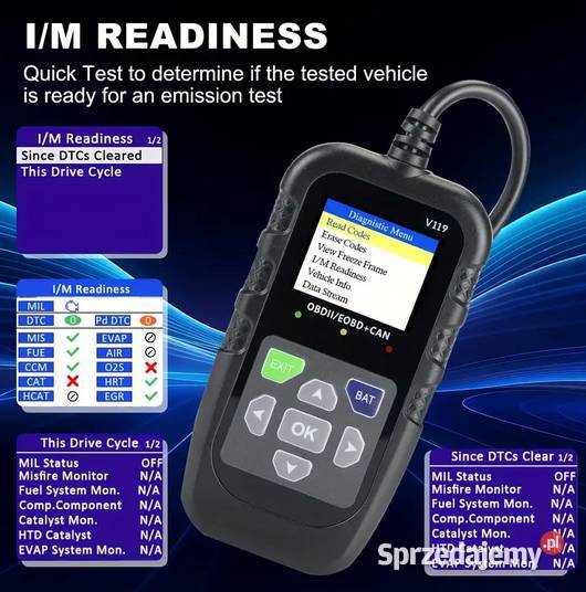 anner samochodowy OBD2 V119 JPOLSKI Warszawa