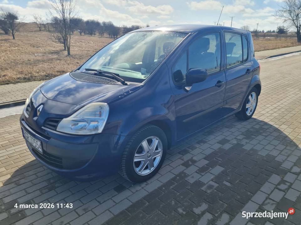 RENAULT MODUS super stan 2009r 1200cm3 Grajewo