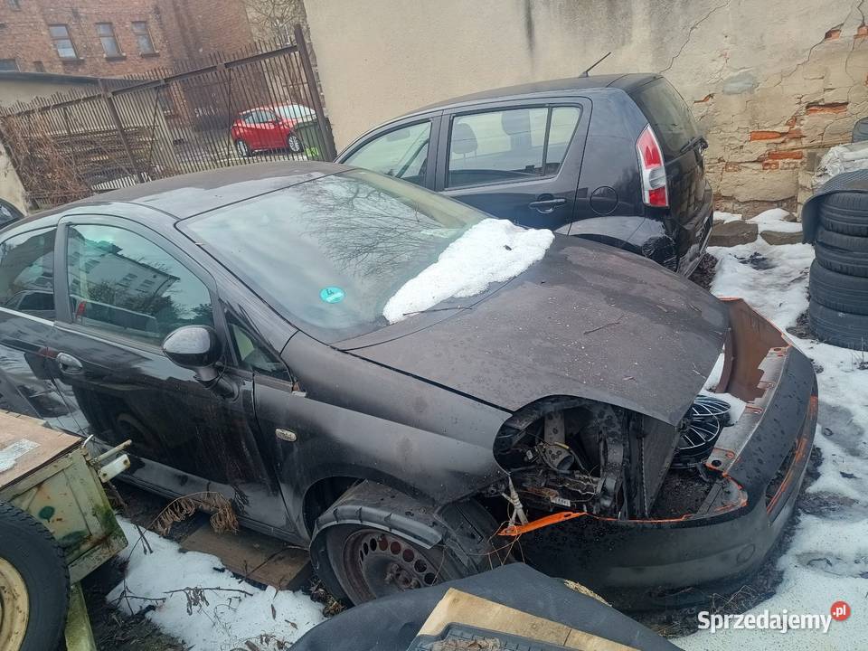 Uszkodzony Fiat Grande Punto radio Sosnowiec