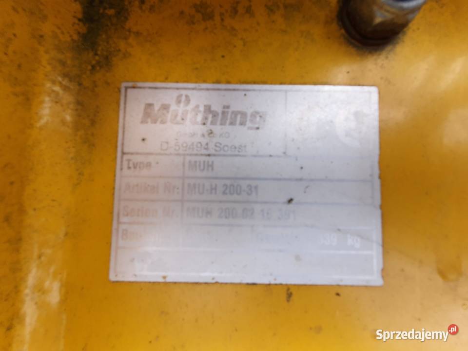 Kosiarka bijakowa mulczer solidny niemiecki Poznań