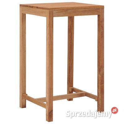 Stolik barowy do ogrodu 60x60x105 lite drewno Warszawa