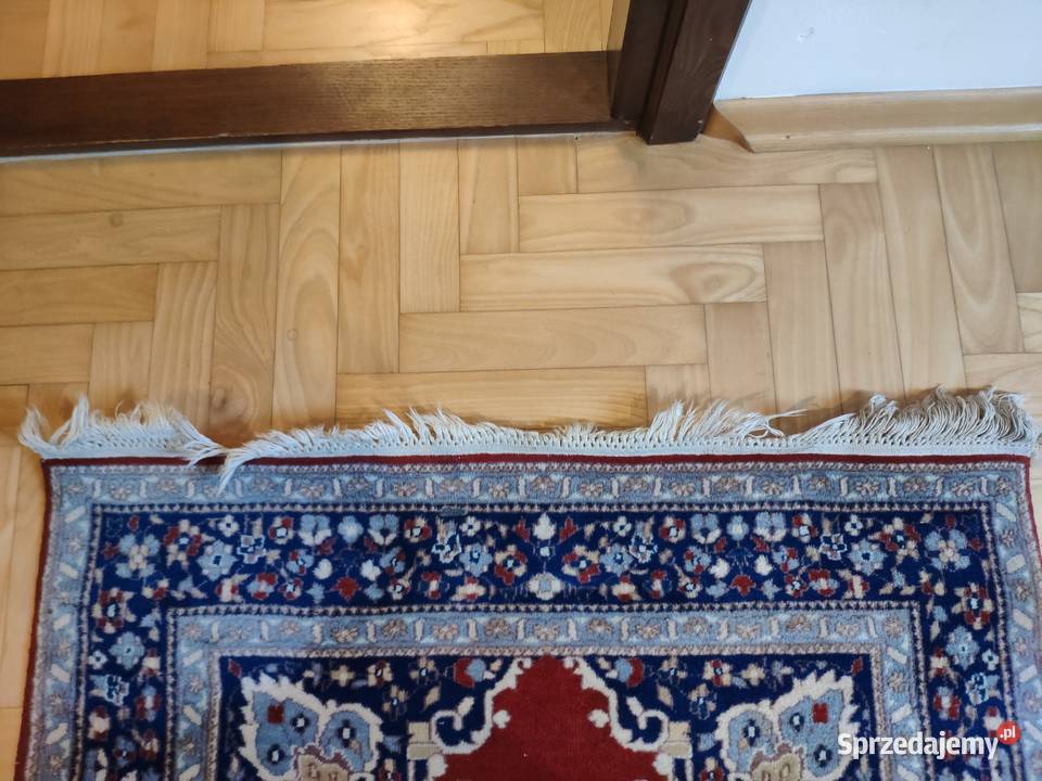 Wełniany ręcznie tkany perski dywan dywanik 93 X Kraków
