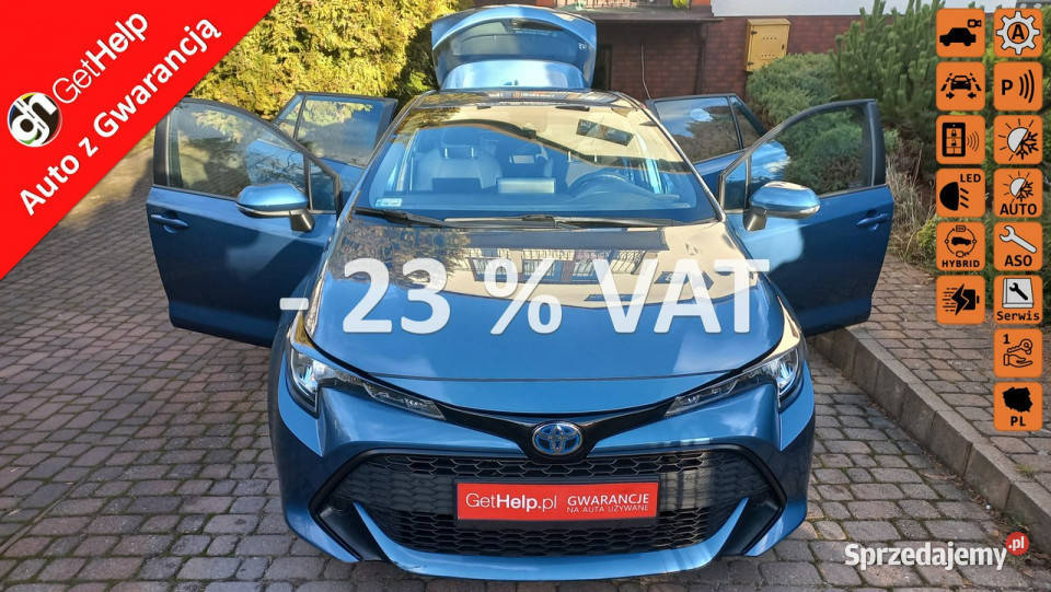 Toyota Corolla ECVT 18 Hybryda FV23 46999 export pomorskie Gdańsk