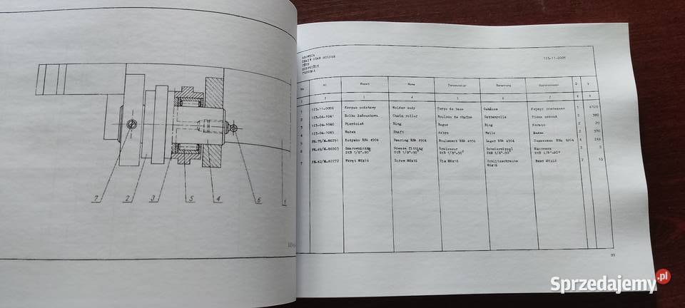 Wózek widłowy Rak 3A 3B katalog części miękka Kultura i Rozrywka podkarpackie Stalowa Wola