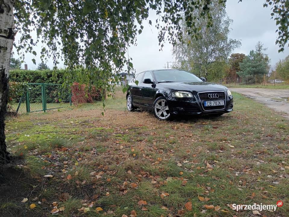 Audi A3 P8 20TDI140automatB stanCzarnaSportback centralny zamek Żurczyn
