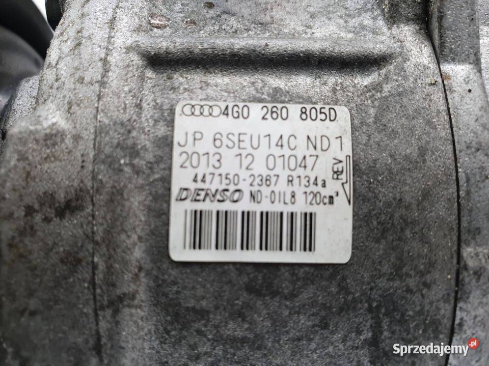 SPRĘŻARKA KLIMATYZACJI AUDI A6 C7 4G0260805D kujawsko-pomorskie Lipno