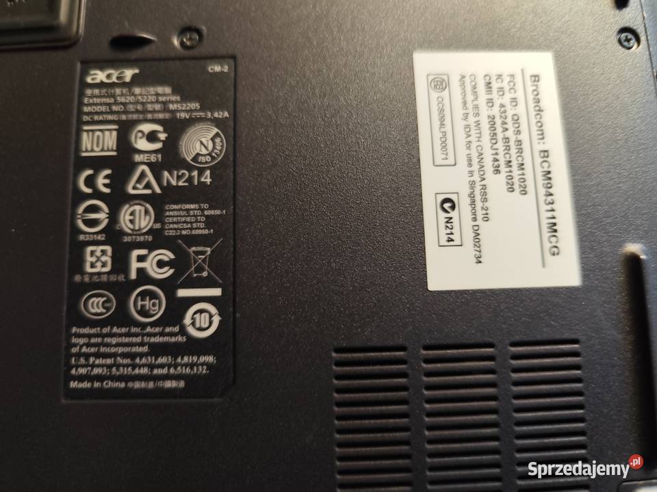Laptop Acer Extensa 5220 Warszawa