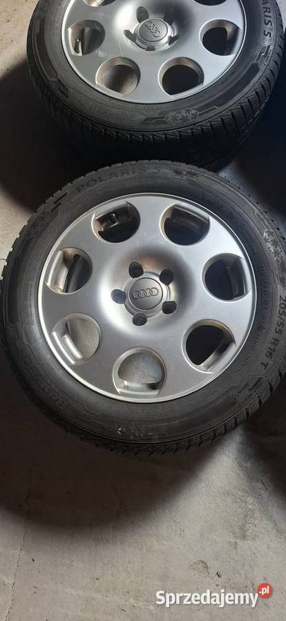 Alufelgi oryginalne Audi A4 B6 B7 A6 5x112 opony Czarne Błoto