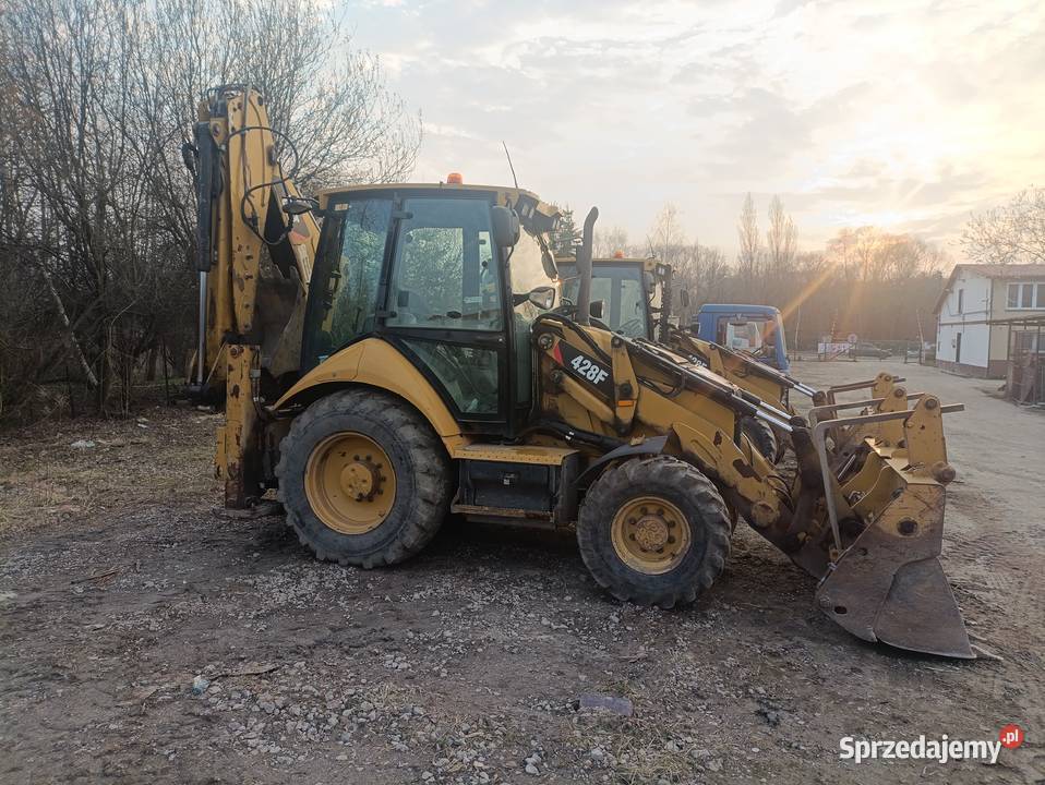 Koparkoladowarka Cat 428F śląskie Dąbrowa Górnicza