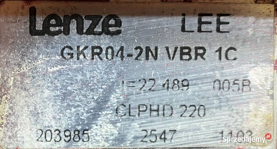 motoreduktor przekładnia 025037kW 307622obr 3faz Pigża