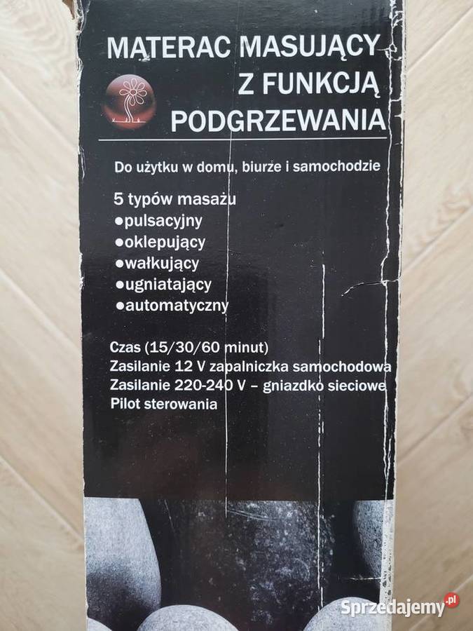 Sprzedam materac masujący z funkcją podgrzewania Wrocław
