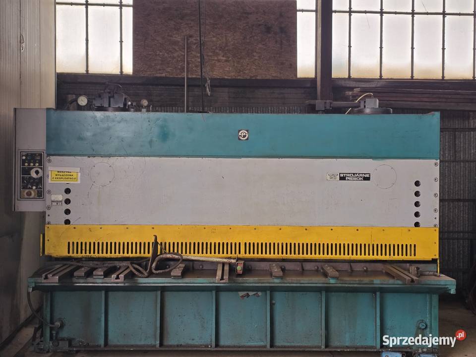 Hydrauliczna Gilotyna do cięcia blach Piesok Sosnowiec sprzedam