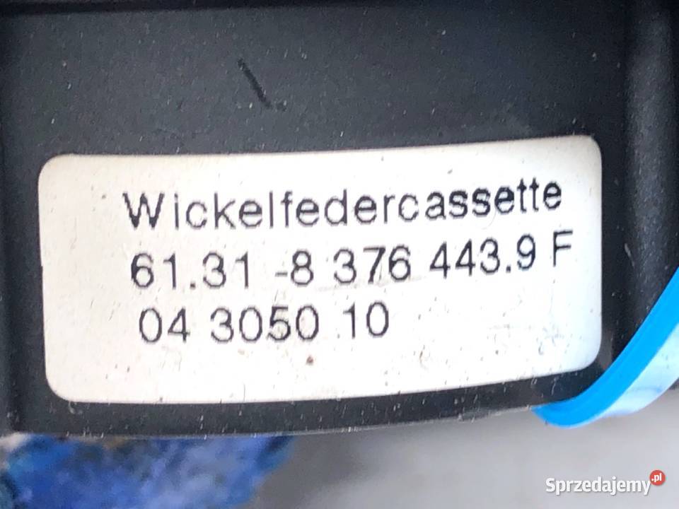 TAŚMA AIRBAG BMW E46 8376443 9705 SedanLimuzyna Poduszki powietrzne