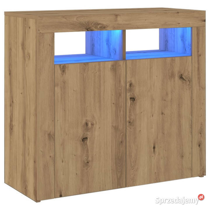 Szafka z oświetleniem LED dąb artisan 80x35x75 sprzedam