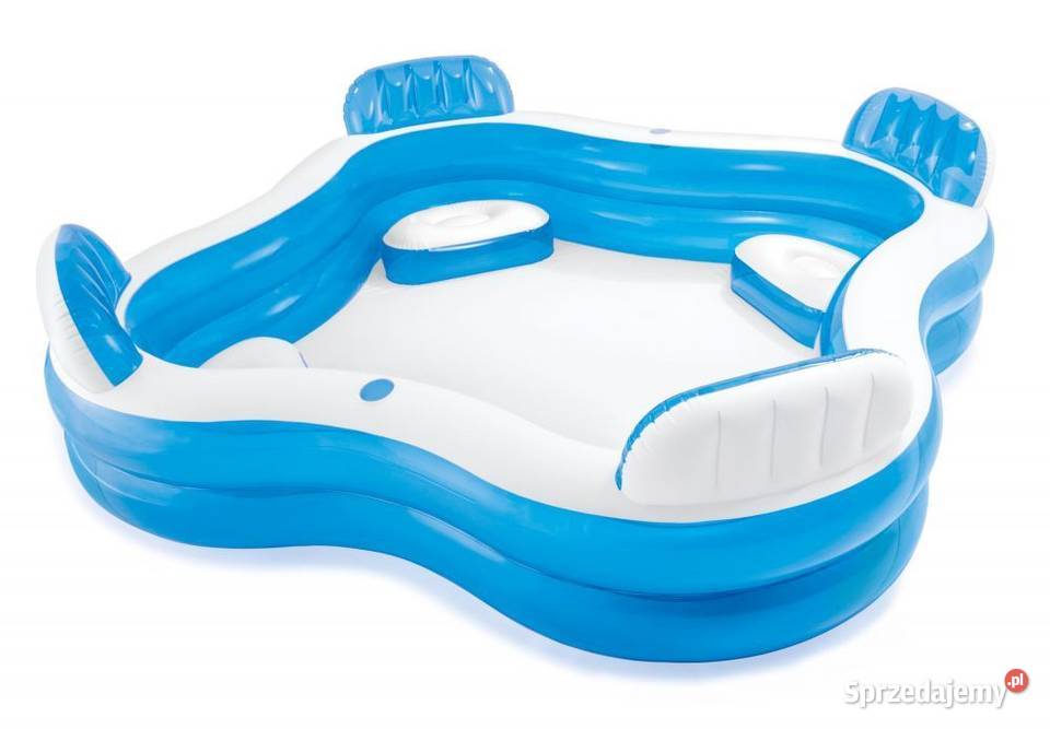 Basen ogrodowy z siedzeniami 229x229 Intex 56475 Baseny i oczka wodne Baseny i oczka wodne podlaskie