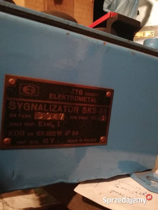 Sygnalizator SKS86 ZTG Elektrometal Cieszyn Dąbrowa Górnicza