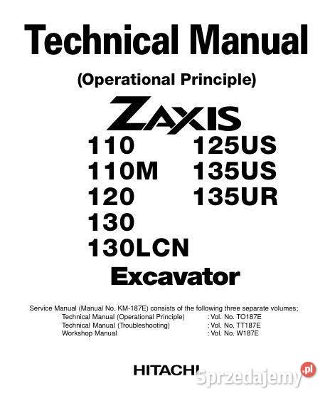 Hitachi Zaxis ZX110 ZX110M ZX120 ZX130 Kielce