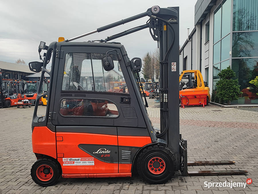 Wózek widłowy elektryczny Linde E2501 duplex 373 Wózki widłowe Wózki widłowe Kęty