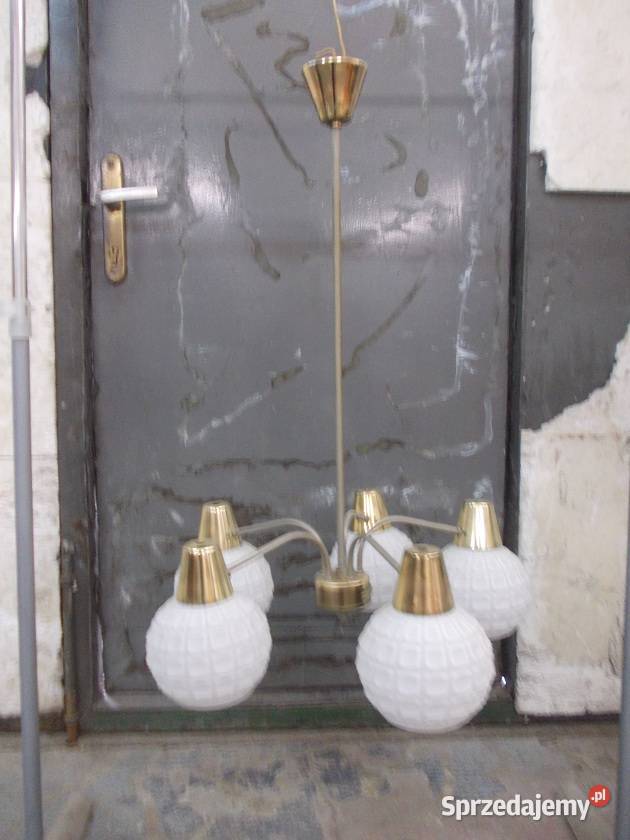 Stara Czechosłowacka lampa wisząca z lat 70 sprzedam