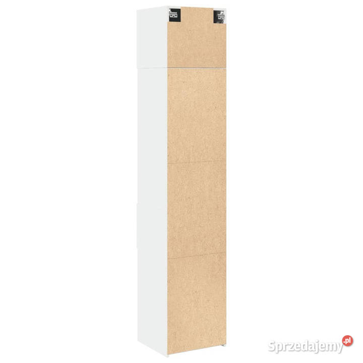 Wąska szafka biała 45x425x225 materiał Warszawa