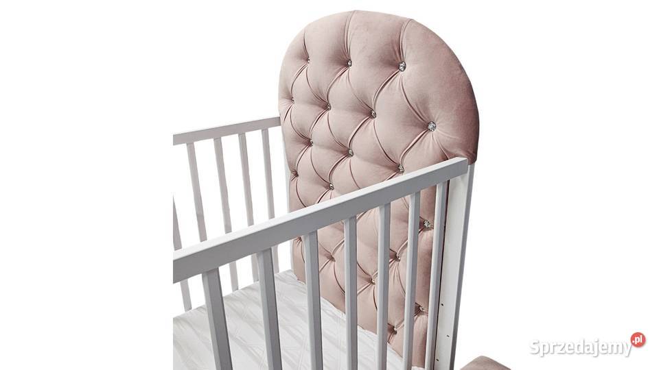 Łóżeczko niemowlęce tapicerowane 120x60 pikowane Wrocław