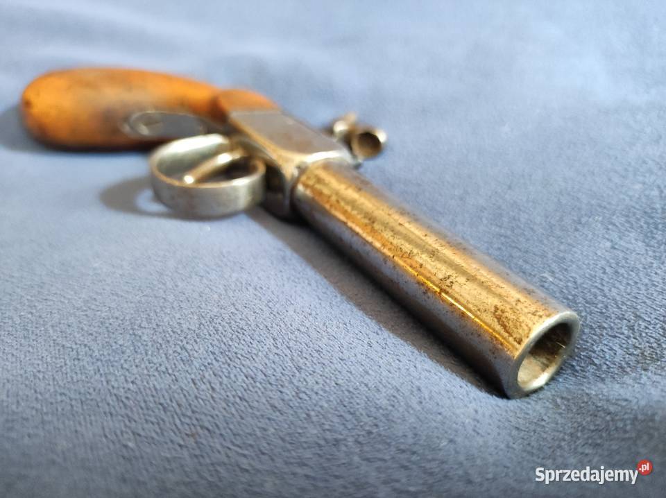 Pistolet mały kapiszon czarnoprochowy XIXw Wrocław
