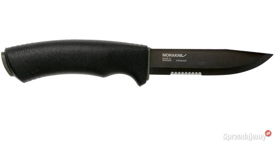 Nóż turystyczny taktyczny Mora Bushcraft Black Nowy Sącz