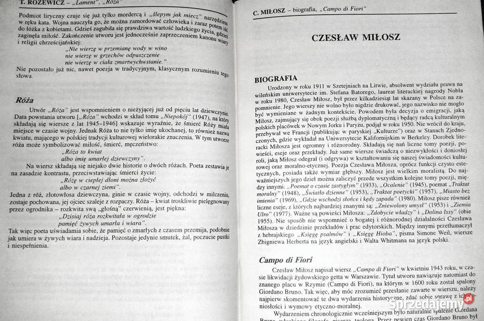 Ściąga 6a Polska literatura współczesna do 1956 Chełm