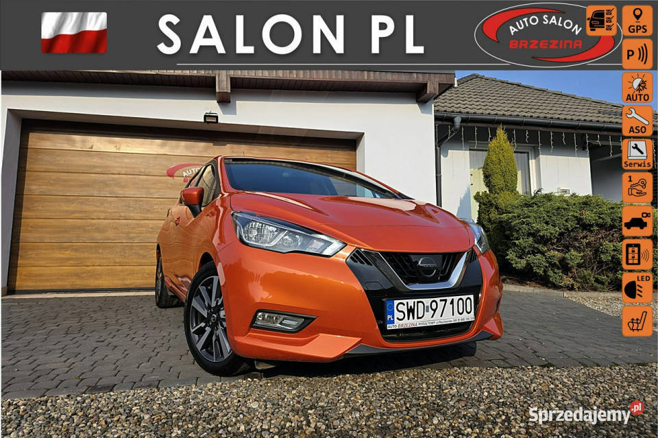 Nissan Micra nawigacja K14 2017 śląskie Rydułtowy
