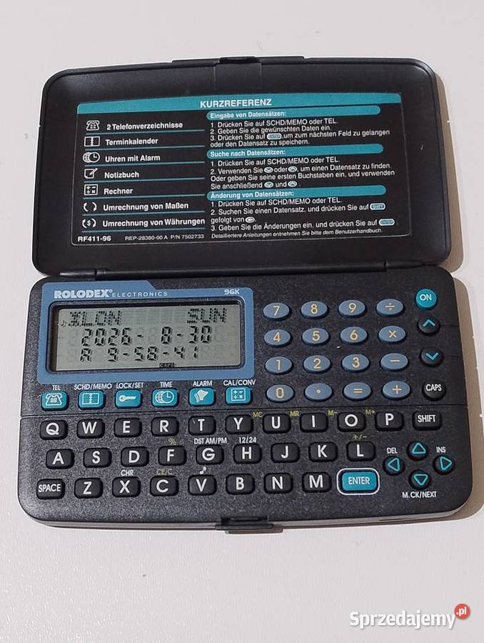 Organizer Kalkulator Rolodex RF41196